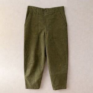 Vintage OG-507 US Army Utility Pants Olive Green Military Fatigue Trousers Stai